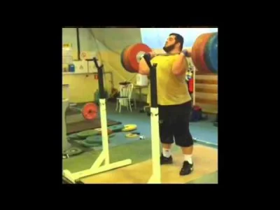 jezyk123 - Chingiz Mogushkov 240 kg push press (⌐ ͡■ ͜ʖ ͡■) Podobno jego rekord to 25...