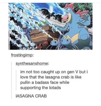 Nymfie - LASAGNA CRAB
#pokememe #pokemon #heheszki