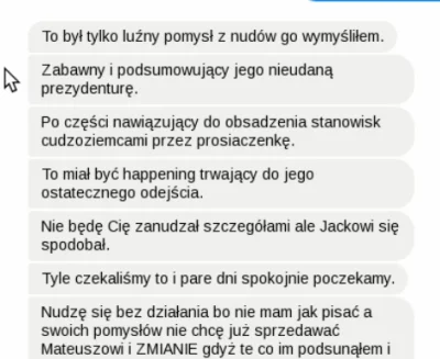 m.....0 - Top KEK :) Ruskie dupowłazy umawiają się jak zrobić oborę na pożegnanie Kom...