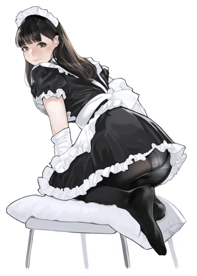 j.....n - #randomanimeshit #originalcharacter #stopkianime #maid #pantsu #yomu # @Mor...