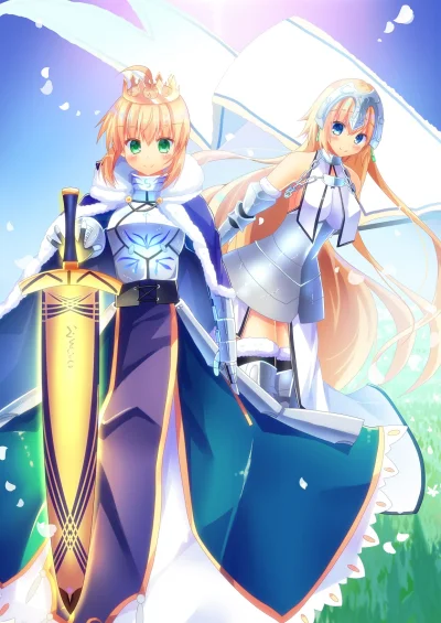 LlamaRzr - #randomanimeshit #fate #saber #artoriapendragon #ruler #jeannedarc #girlsa...