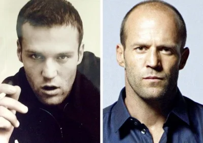 fefler - Dowód na to że nawet Jason Statham wyglądał lepiej bez zakoli.

#zakola #s...