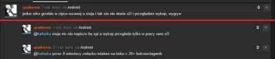 hatterka - Jeśli on naprawdę ma dziewczynę i ona naprawdę przegląda mirko rano, to ma...