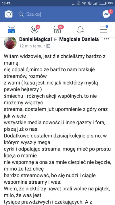 Andrewski - To po strimie hahaha. Tucznik wydał oświadczenie i porównał swoje strimow...