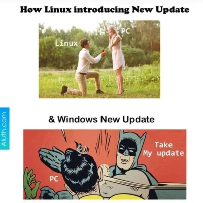 Azur88 - #linux #windows #windows10 #humorinformatykow #humorobrazkowy #heheszki