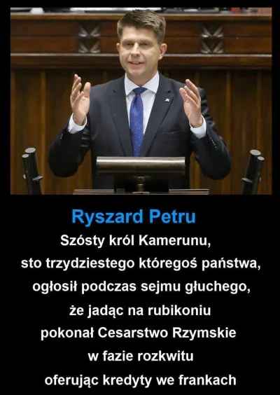 k.....A - dobrze się stało, że środowiska Sorosa wybrało tego pajaca na lidera opozyc...