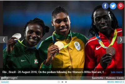 WILI7777 - podium z Rio 2016, bieg na 800 tego czegoś, bo nie kobiet