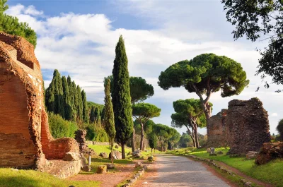 totek - Via Appia - najstarsza droga rzymska, zwana przez Rzymian regina viarum, czyl...