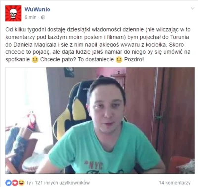 daaniel121 - WuWunio dostaje wiadomości, żeby wpaść do Daniela i tak może się stać, o...