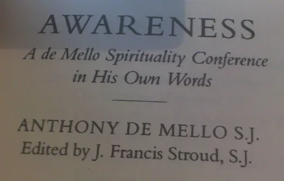SpokojnyLudzik - @Nemo24: zgadza się. Było tak, że Anthony de Mello je wypowiedział (...