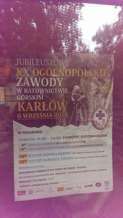 wojtekbezportek - Kumacie to, że ktoś organizuje zawody w ratownictwie górskim KARŁÓW...