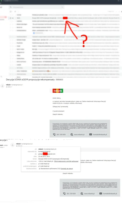 Bons - Mirki, dostałem dziwnego maila z mbanku. (ʘ‿ʘ)
W gmailu wyświetla się mail z ...