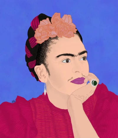 lugre - Moja Frida Kahlo :)

#fridakahlo #rysujzwykopem #tworczoscwlasna