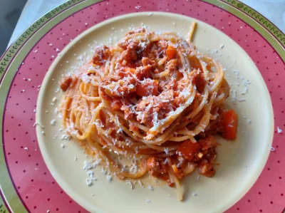 DragDay7 - Miraski i mirabelki, lubicie spaghetti? Częstowałbym was wszystkich. ʕ•ᴥ•ʔ...