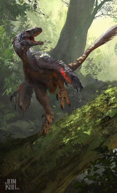 Prekambr - Atrociraptor marshalli
autor: Jonathan Kuo
#paleoart #paleontologia #din...