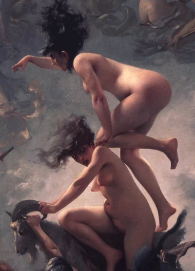 Ponczka - Luis Ricardo Falero - Wizja Fausta (detal)
#sztuka #malarstwo