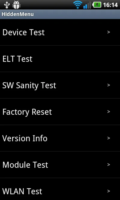 LukaszW - O proszę. Znalazłem w LG Swift #2x ukryte menu serwisowe zawierające masę t...