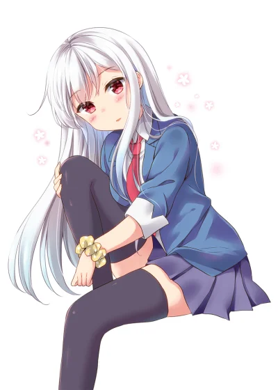 Azur88 - #randomanimeshit #anime #originalcharacter #longhair #whitehair #redeyes #za...