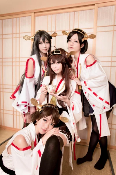 Pathfindr - Siostry Kongou zawsze spoko.
#randomanimeshit #cosplay #kantaicollection...