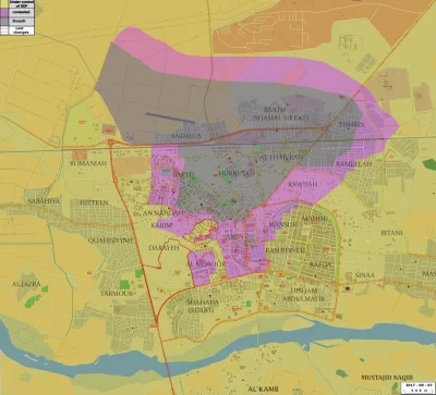 rybak_fischermann - Nowa mapka z Rakki
#syria #bitwaorakke #mapymilitarne