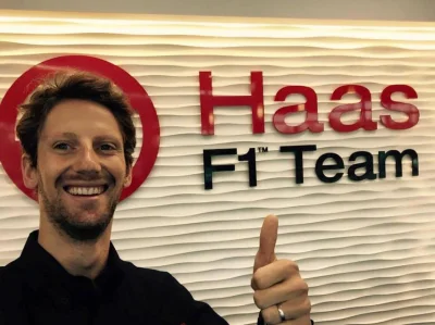 IRG-WORLD - Tymczasem Romain Grasjean pierwsze jazdy nowym bolidem Haasa odbył ... w ...