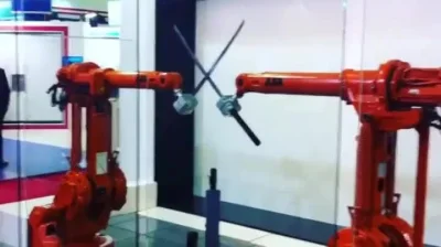 Mesk - Precyzja robotów w posługiwaniu się kataną 
#dziwniesatysfakcjonujace #niebop...
