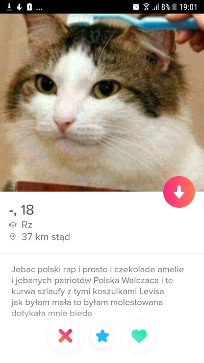 p.....m - co ja znalazłem XDDDD #tinder