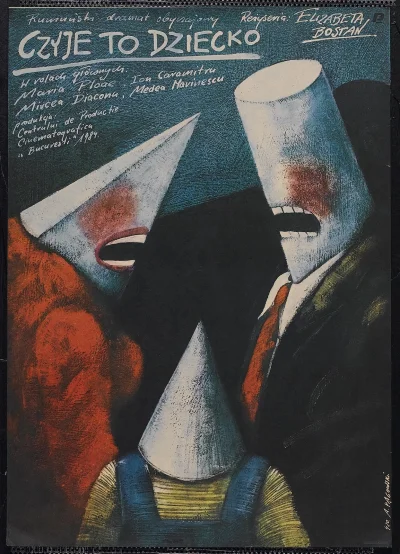 jadi - #plakat do filmu 'Czyje to dziecko?'. Autor: Andrzej Pągowski, 1986r.

#pols...