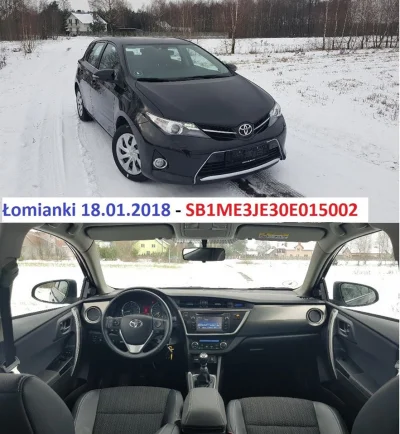 malinowydzem - Toyota Auris 1.6 VVTi ,PDC P+T 60 TYS KM Oryginał IGŁA!!!"
"Auto kupi...