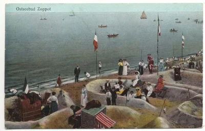 SynuZMagazynu - Parawany w Sopocie, rok 1910 #morze #ciekawostki #parawany