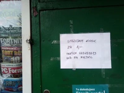 antros - #grudziadz #prasa #kiosk 

Coraz mniej kiosków na ulicach, aż czasem smutn...