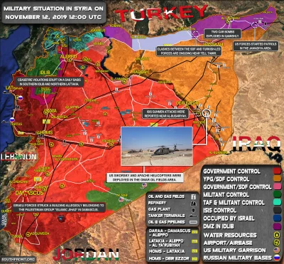 K.....e - Mapa Syrii na dzień 12 listopada 2019.
Trochę słabo z czasem ale jutro alb...