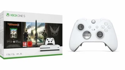 GamesHuntPL - Zestaw Xbox One S + kontroler Xbox Elite + The Division 2 + Gears of Wa...