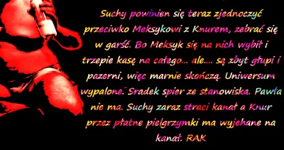 m.....y - Śliski człowiek. Śmiertelnie niebezpieczny psychopata. Niszczy jedyną kotwi...