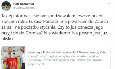 Camaro81 - No to chyba Podolski w Górniku
#ekstraklasa #mecz