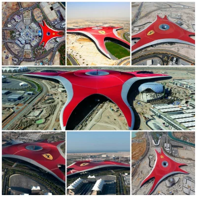 Mesk - Park rozrywki Ferrari World Abu Dhabi wygląda jak ogromy statek kosmitów
 #mo...