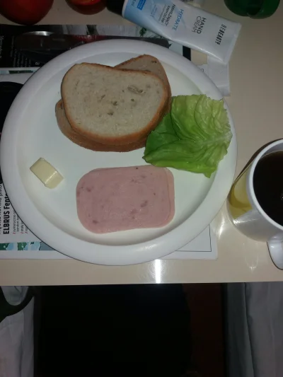 Kwassokles - #szpital#szpital #jedzenie #zdrowie jak widać klasyka 3 kromki chleba ko...