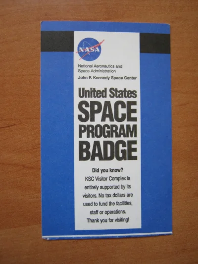 banan77 - mirki znalazłem bilet do NASA sprzed 7 lat #dobrawiadomosc #nikogotonieobch...