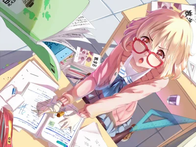 Czerwonoswiatkowiec - #randomanimeshit #miraikuriyama #kyoukainokanata #meganekko #pi...