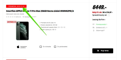 m4kb0l - O co chodzi, że ajfony w #mediamarkt mają info - premiera 14.11? Przecież pr...