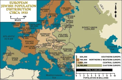 k.....h - Populacja Żydów w roku 1933 w Europie

#historia #mapporn #4konserwy