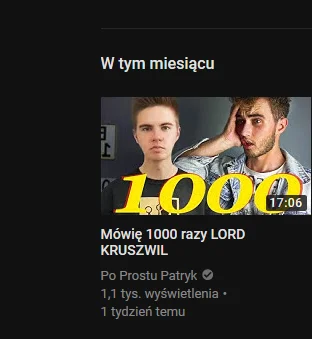 r.....k - Cymbał myślał że będzie pierdyliard wyświetleń a tu chui 
#polskiyoutube #...