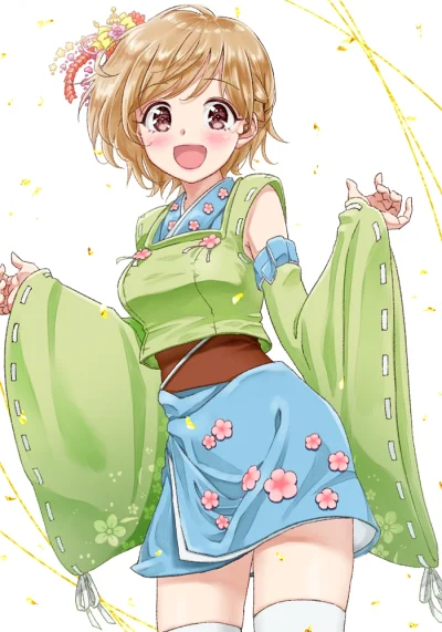 LlamaRzr - #randomanimeshit #idolmaster #idolmastercinderellagirls #yumiaiba #kimono ...