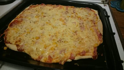 noniewiem - Pierwsza domowa #pizza zrobiona przez mój #rozowepaski #chwalesie #gotujz...
