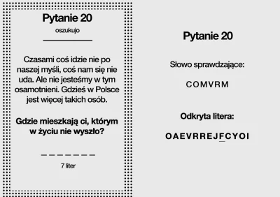alyszek - zasady -> http://vault-tec.pl/Wykopoczta/Kartainformacyjna.jpg
PYTANIE 20
...