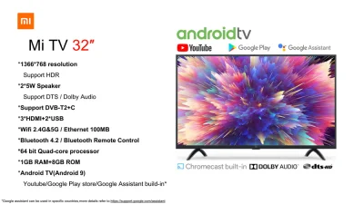 GearBest_Polska - == ➡️ Telewizor Xiaomi Mi LED TV 4A PRO 32 cale za 895,63 zł ⬅️ ==
...