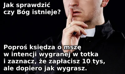 xandra - Wymyśliłam prosty test, wypróbuj go, a duchowni cię znienawidzą! Zobacz mema...