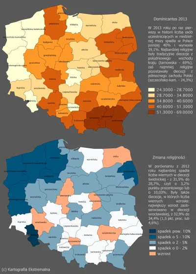 Lifelike - #mapa #polska #religia #ciekawostki #kartografiaekstremalna