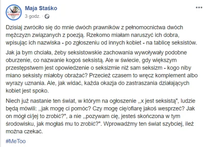 N.....y - Bądź "feministką" Mają Staśko. Stwórz "listę polskich seksistów" gdzie kobi...