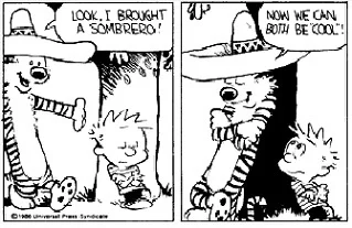 Oszaty - Dziś ogólna prawda o #sombrero z #calvinandhobbes